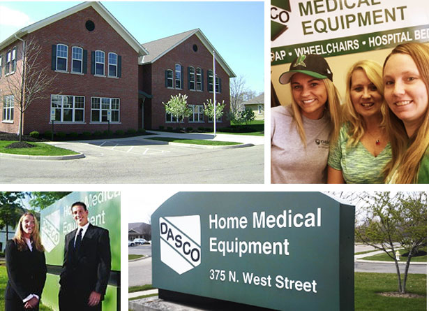 DASCO building, employees and signs